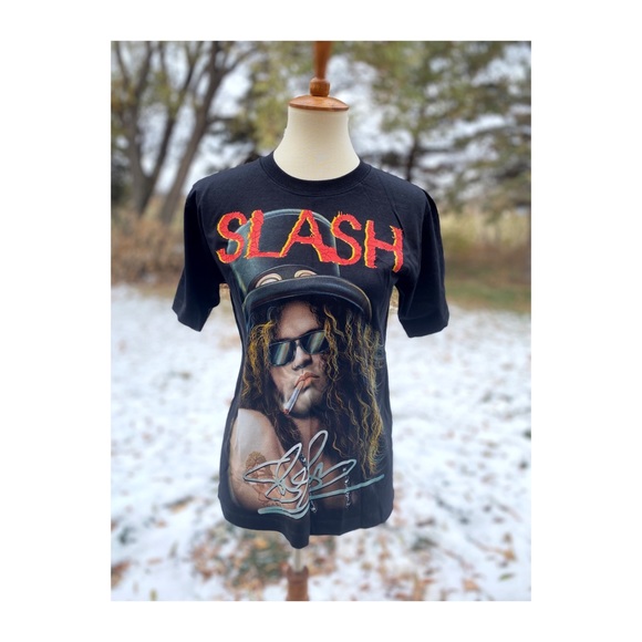 Rock Chang Other - SOLD Rock Chang SLASH  TShirt Top Hat Handpainted